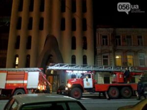 пожар в отеле, фото 056.ua