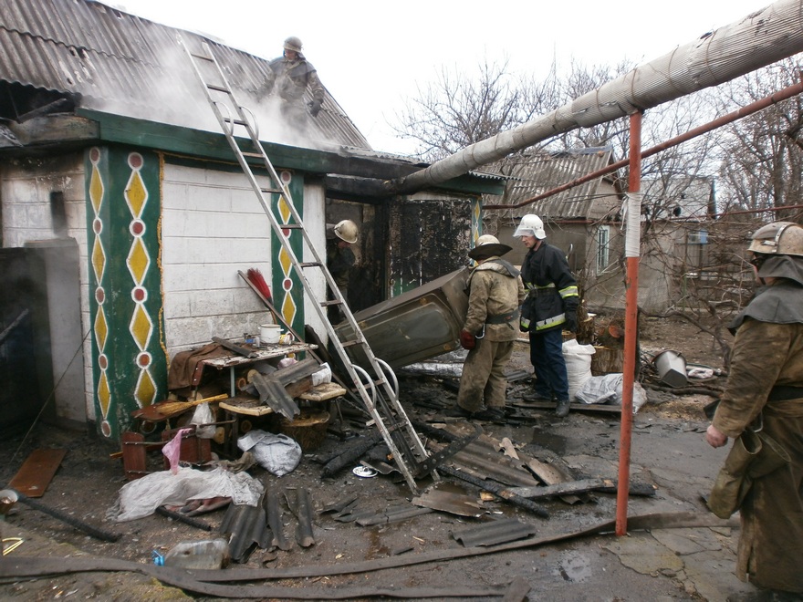 пожар в доме