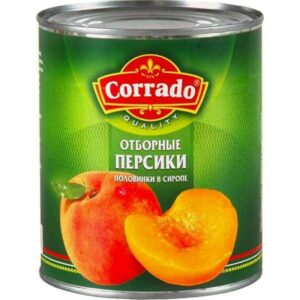 банка с персиками
