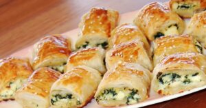 Хрустящие пирожки с курицей и сыром