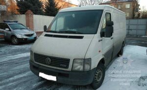 фото ГУНП, "Volkswagen" с металлом