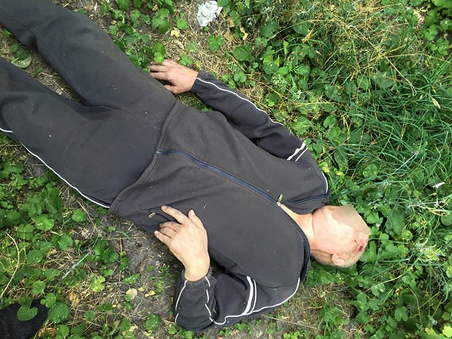 инсценировка убийства, фото ГУНП