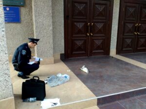 попытка поджечь СБУ
