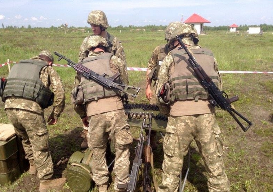 фото news.liga.net, учения на полигоне