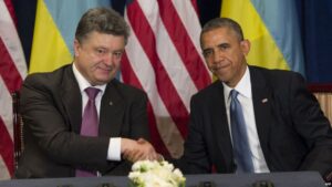 Порошенко и Обама