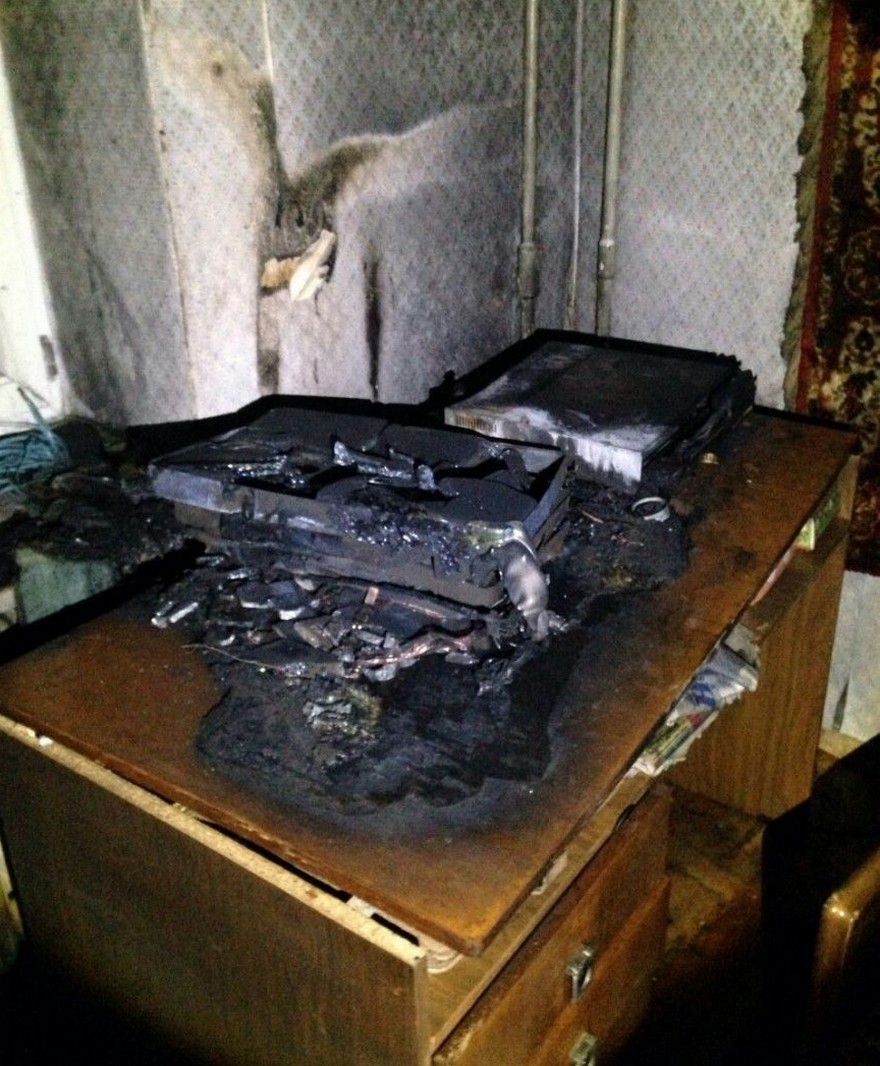пожар в квартире