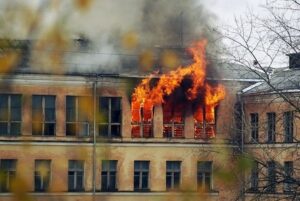 пожар в школе, фото из открытых источников