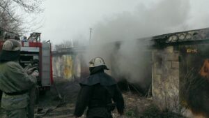 пожар в гараже