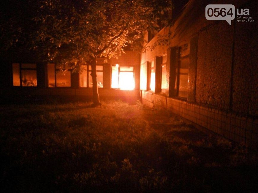 фото 0564.ua, пожар в здании