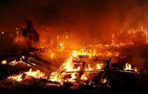 пожар киоски