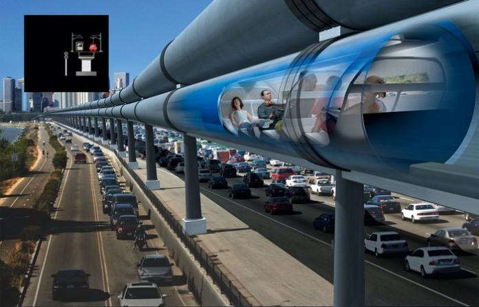 поезд Hyperloop