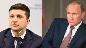 В Зеленский и В. Путин