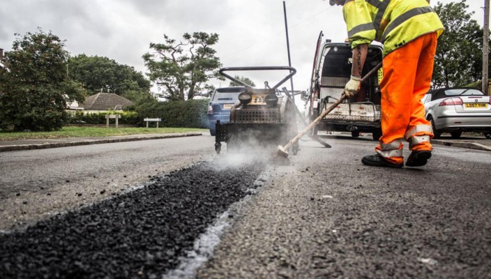 ремонт дороги