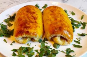 Картофельные рулетики с мясом - сытно, вкусно, экономно