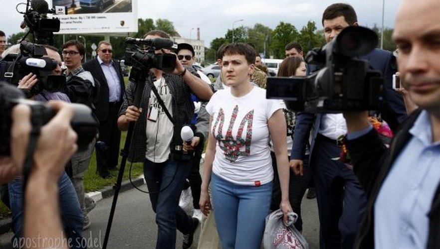 Первое заявление Надежды Савченко в Украине