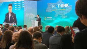 Владимир Зеленский на инвестфоруме