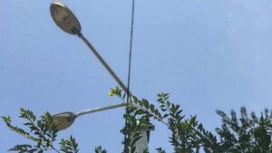 На каких улицах Днепра делают освещение