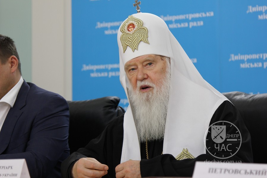 Патриарх Филарет встретился с Борисом Филатовым