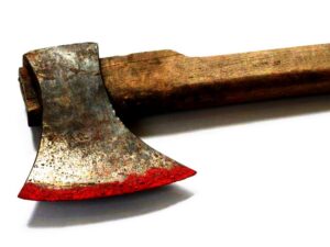 топорик в крови, фото из открытых источников