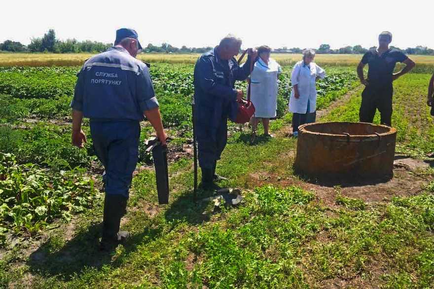 труп на дне колодца, фото ГСЧС
