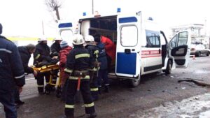 фото ГСЧС, ДТП на трассе
