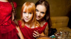 Наталья Окунская и дочь