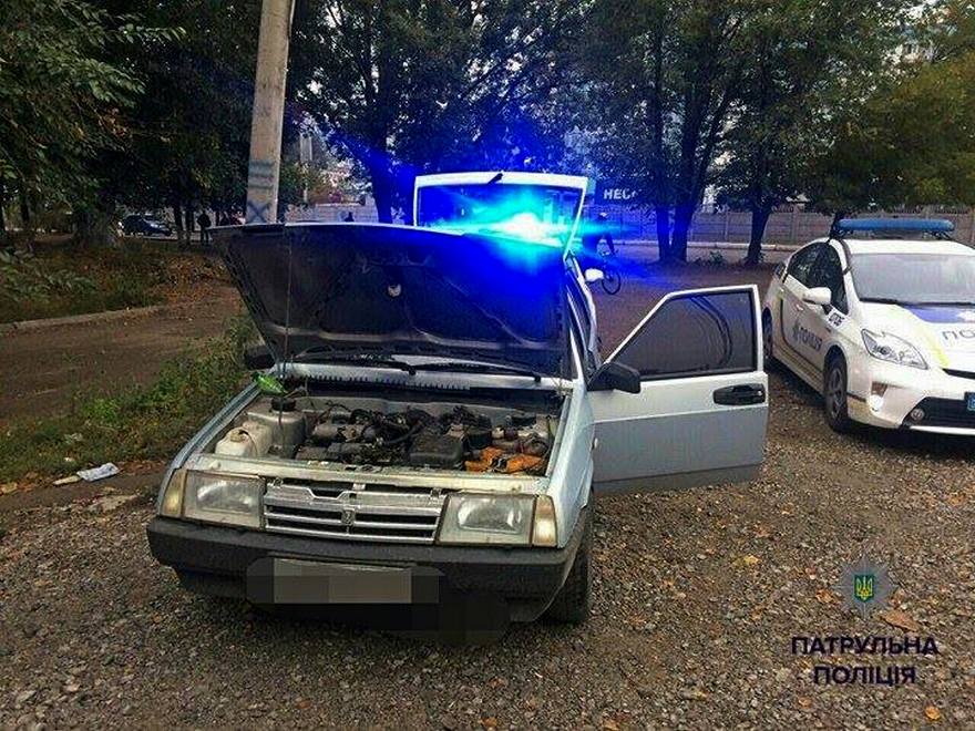 фото полиции, задержание водителя с наркотиками