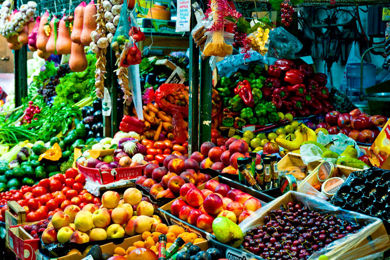 продукты на рынке