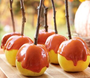 яблоки в карамели