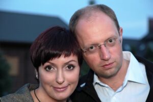 Арсений Яценюк с женой, фото УНІАН
