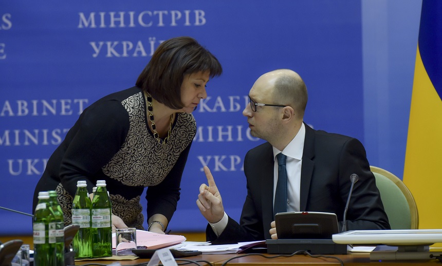 Наталья Яресько и Арсений Яценюк. Фото: Новое время