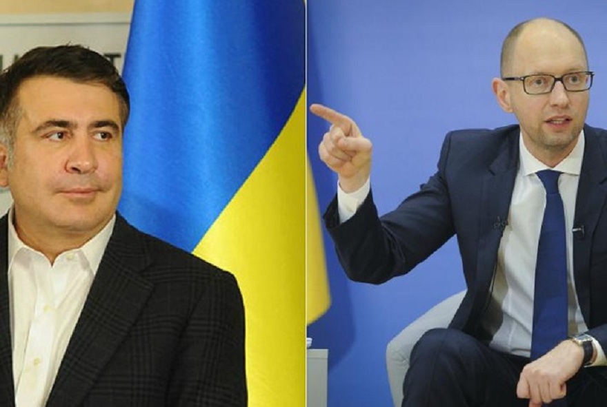 Яценюк и Саакашвили