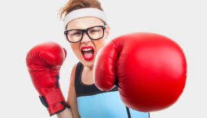 Женщина-боксёр