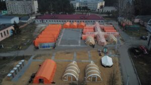В Хмельницкой области развернули мобильный COVID-госпиталь