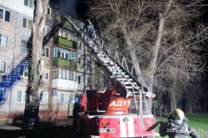 В Кривом Роге при пожаре в квартире погиб мужчина