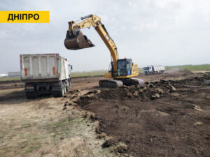 В сети появились фото строительства нового перрона аэропорта Днепра