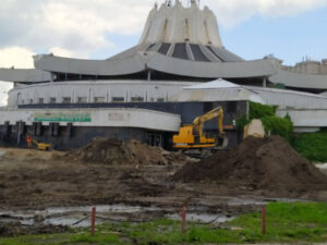 Горожанам показали проект первой экопарковки в Днепре (фото)