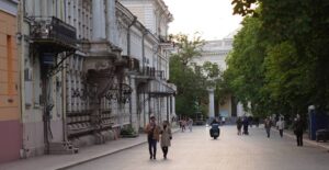В Одессе заработала самая большая в Украине пешеходная зона
