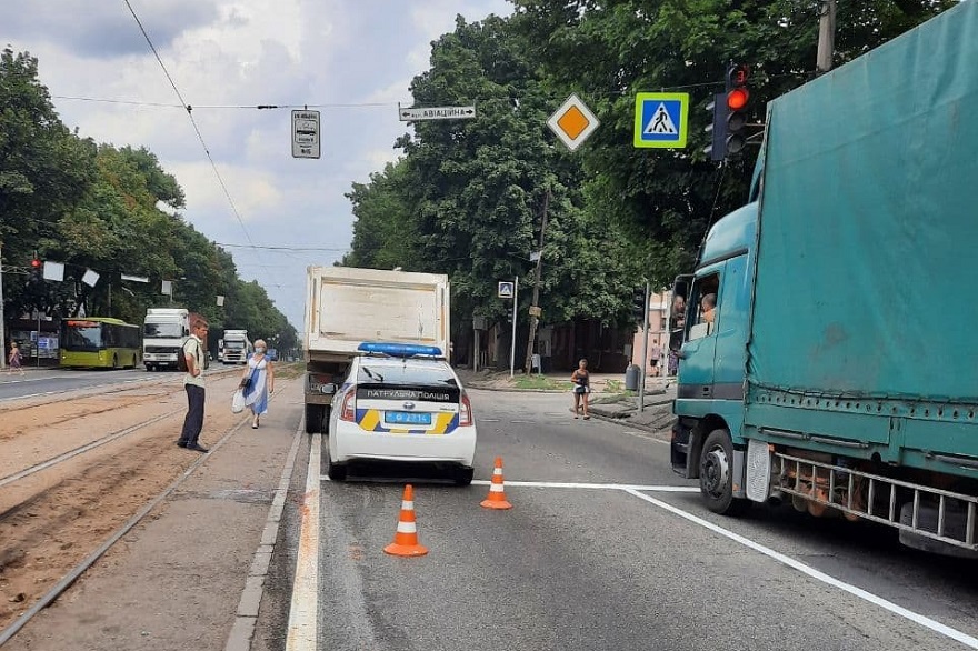 ДТП с грузовиком в Днепре