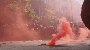 Беспорядки на Банковой: полиция открыла уголовное производство (Фото)