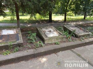 В Желтых Водах вандалы осквернили Мемориальный комплекс погибшим воинам