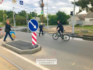 В Днепре улучшили сложный и опасный перекресток