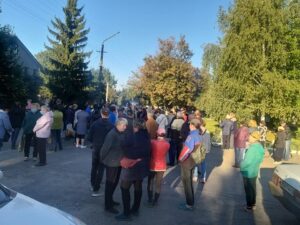 В Желтых Водах горожане вышли на протест против повышения тарифа на воду