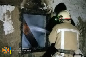 На Днепропетровщине при пожаре в доме погиб человек
