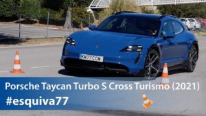 Лосиный тест вызвал сложности у Porsche Taycan Cross Turismo (видео)