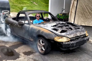 В мире тюнинга появился новый стиль сгоревших авто (видео)