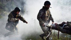 В Днепр из зоны ООС эвакуировали раненого бойца