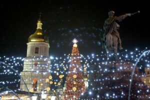 Главная украинская елка попала в список самых красивых в Европе