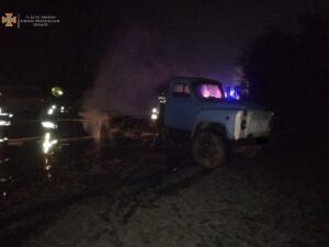 В Ивано-Франковской области автоцистерна попала в аварию: возник пожар