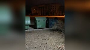 В Одессе неизвестные бросили пожилую женщину в мусорный бак